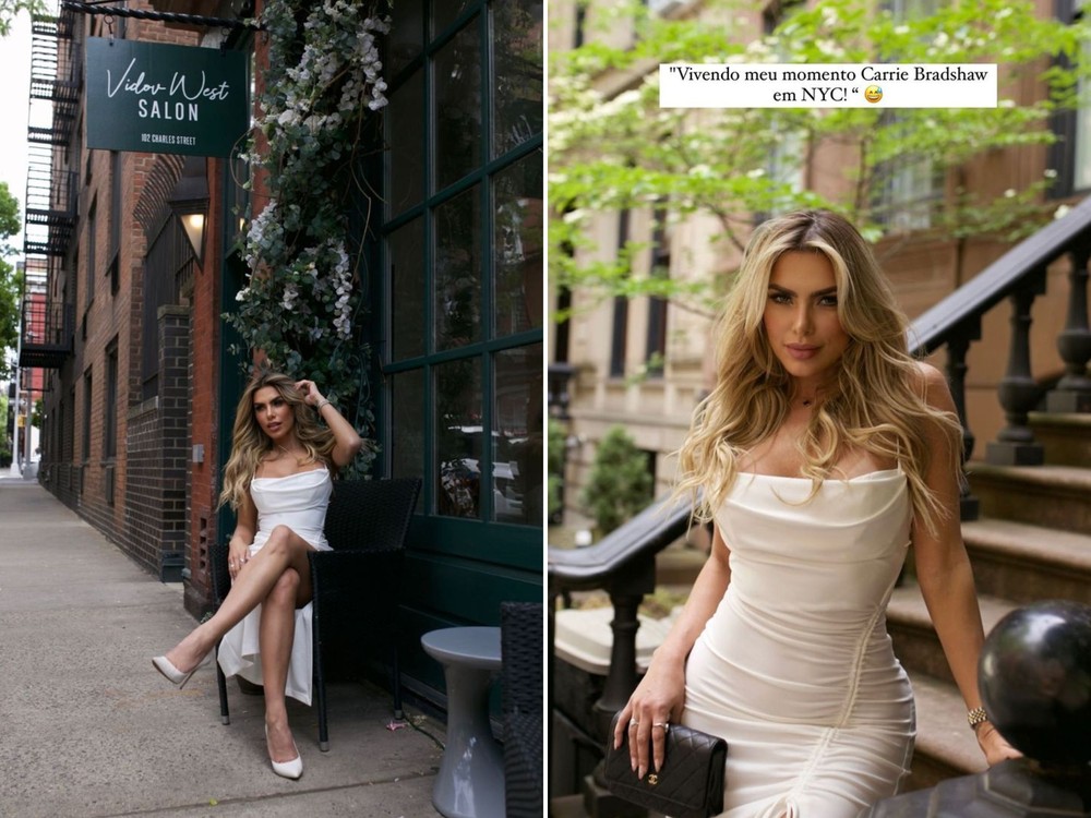 Em Nova York Erika Schneider Faz Ensaio Inspirado Em Sex And The City Veja