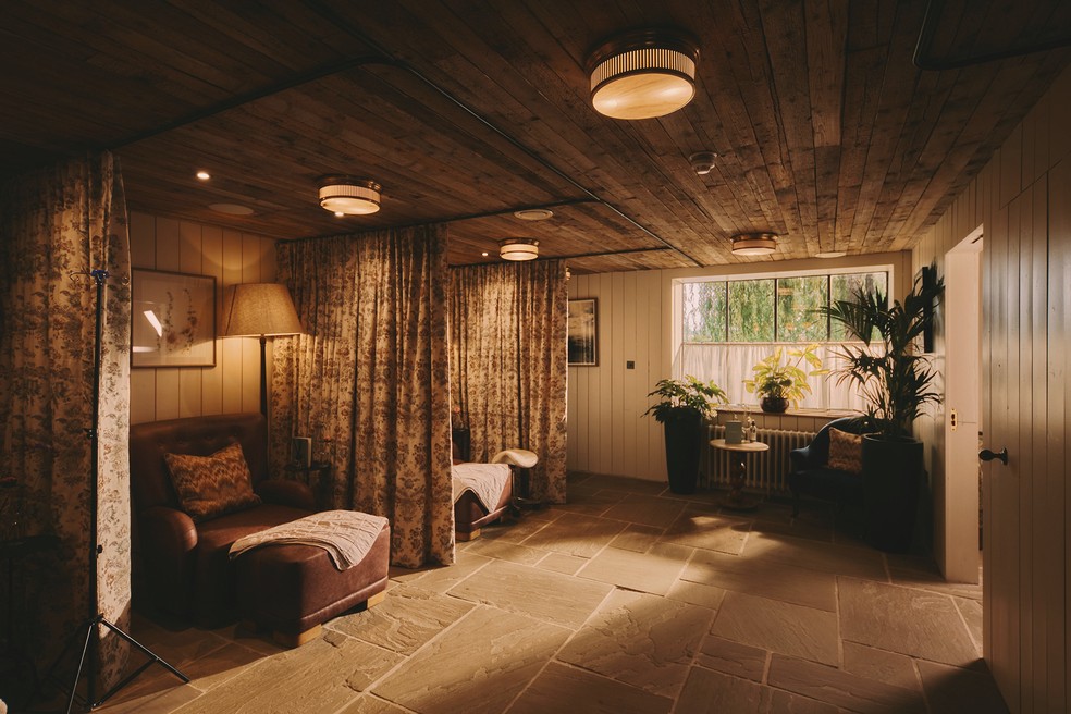 Espaços do centro de longevidade do grupo Soho House, no Reino Unido: serviços como infusão intravenosa de vitaminas — Foto: Divulgação