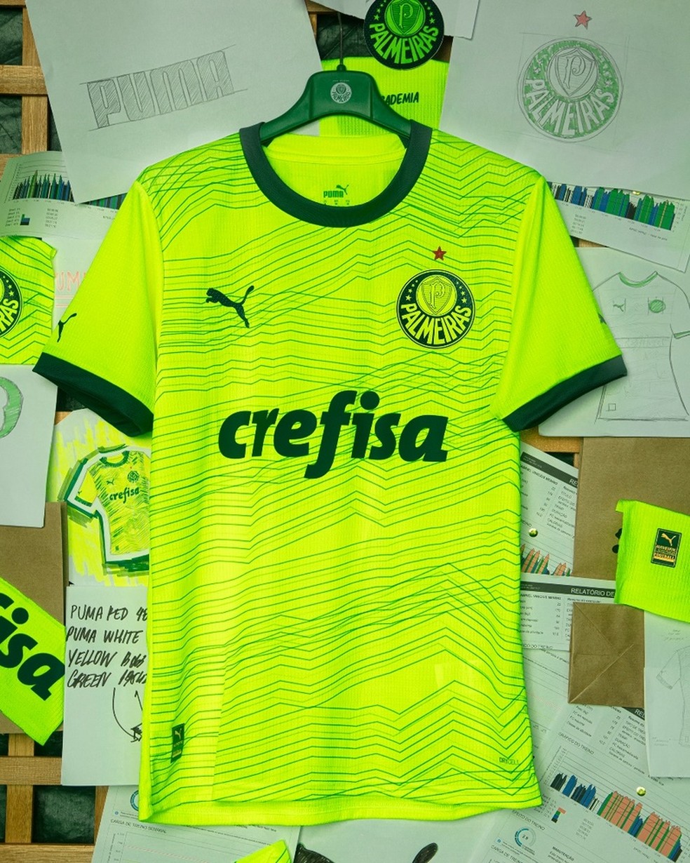 Palmeiras apresenta novo uniforme — Foto: Divulgação