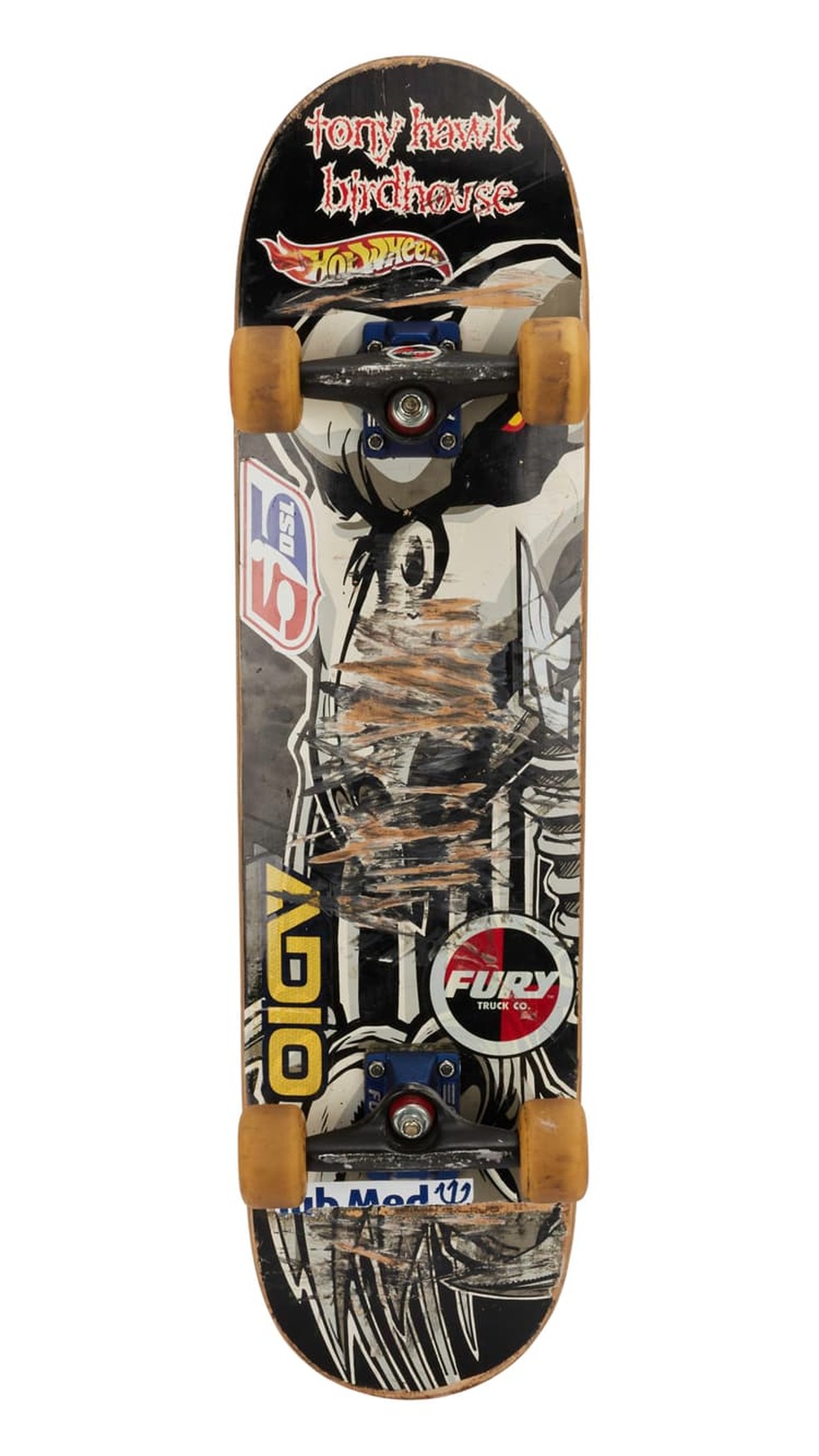 57　レア　TONY HAWK スケボー　32インチ Skate de 'manobra impossível' de Tony Hawk vira objeto de luxo e é