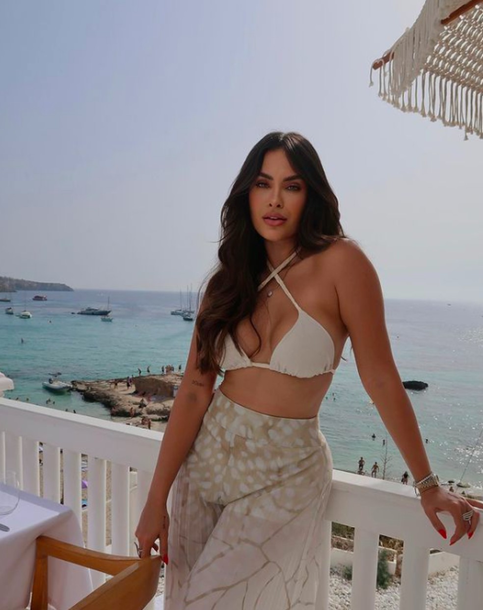 Sarah Andrade em Ibiza — Foto: Reprodução Instagram