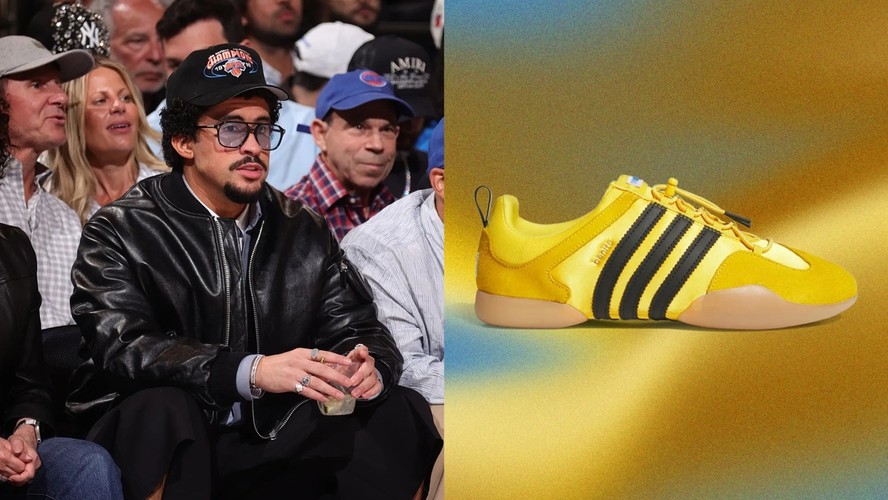 O tênis Adidas amarelo que Bad Bunny não tira do pé e quanto custa