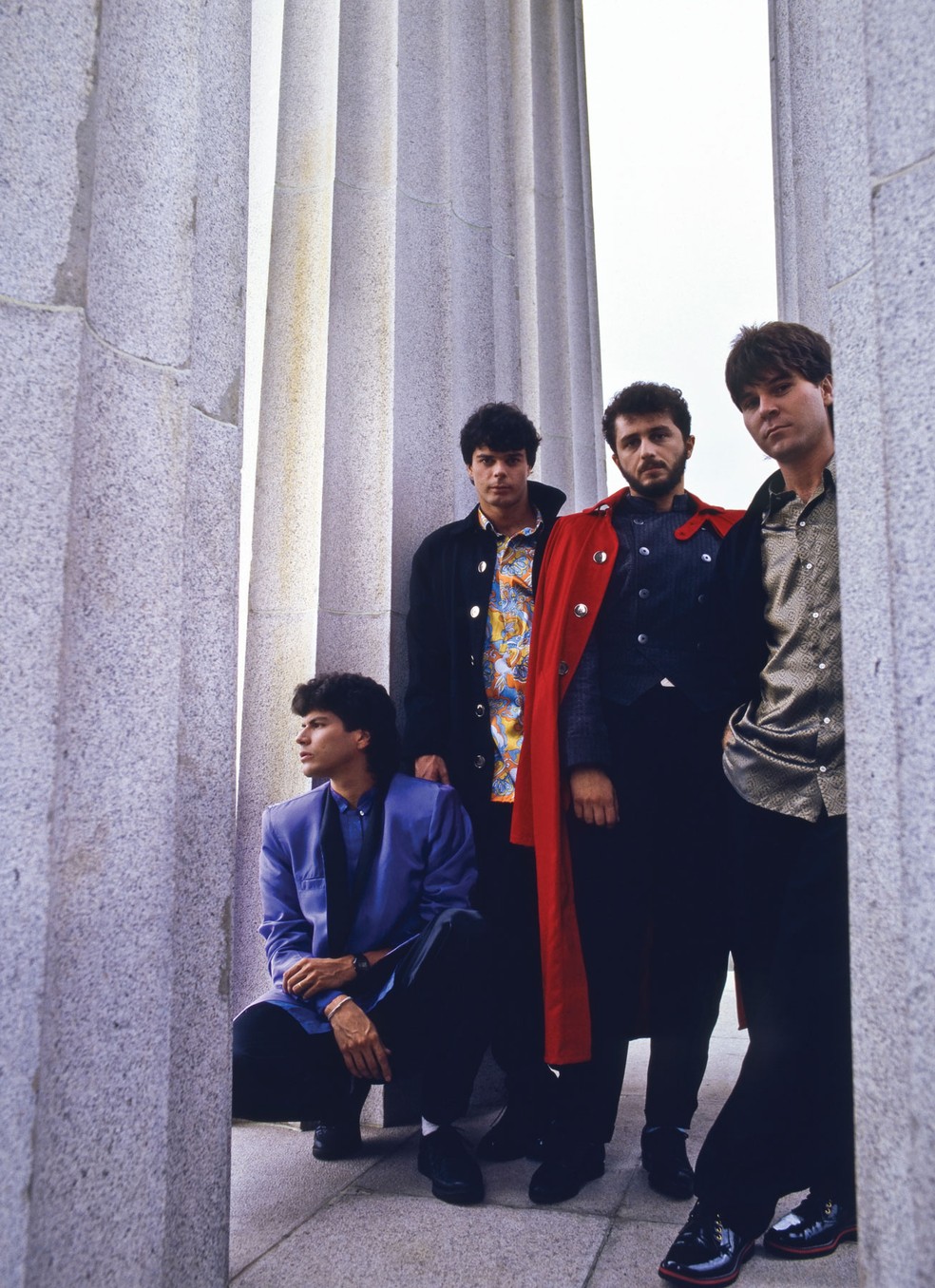 Os jovens do RPM, sucesso do rock nacional na década de 1980 — Foto: Rui Mendes