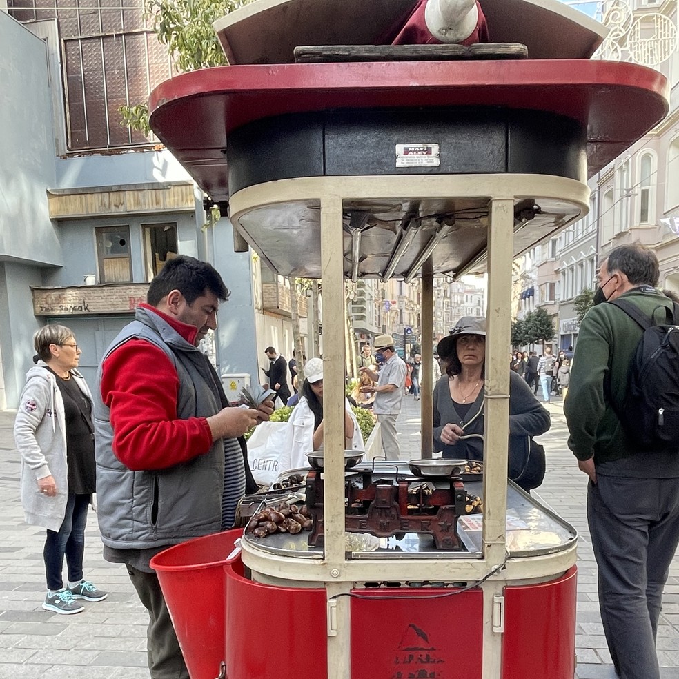A street food de Istambul  — Foto: Bruna Amendola