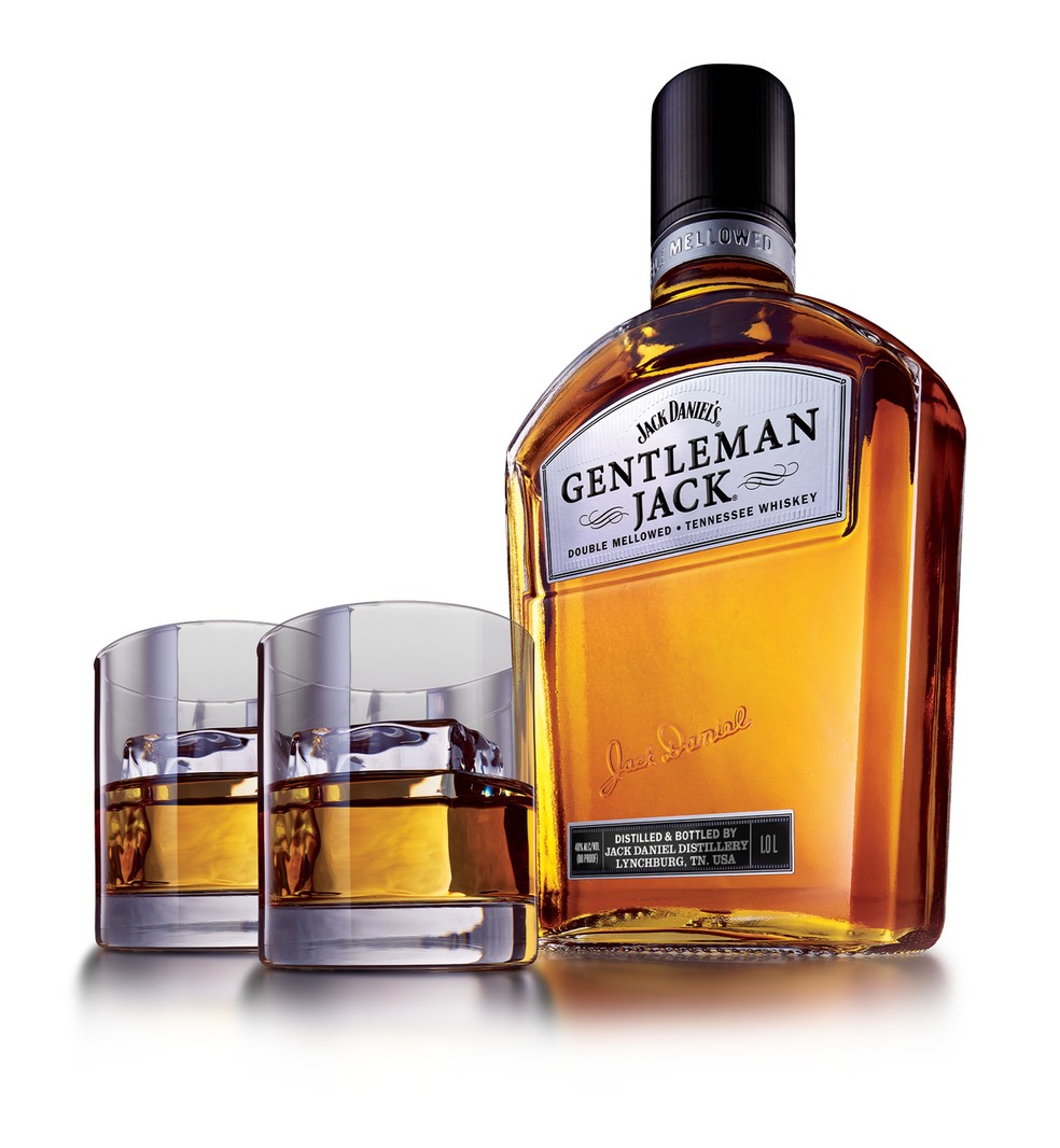 Kit especial de whiskey super premium Gentleman Jack — Foto: Divulgação