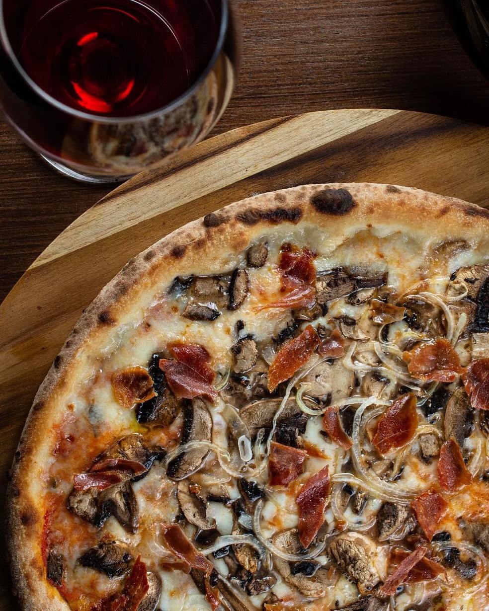 Pizza sabor Trufatta, da Domenica. — Foto: Reprodução/Instagram