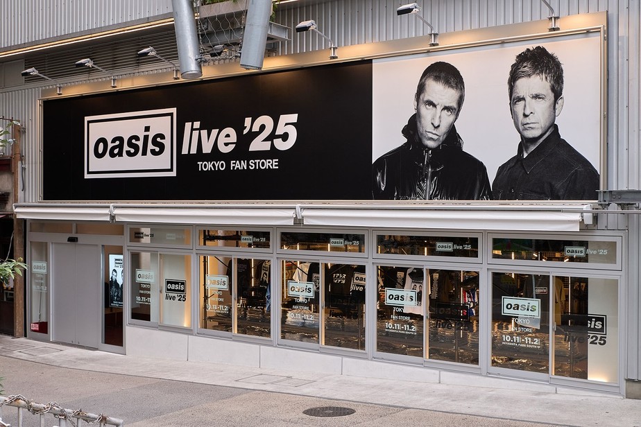 Oasis abrirá loja oficial para fãs em São Paulo; coleção com