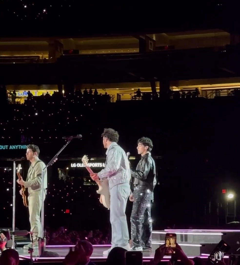 Sasha Meneghel curte show dos Jonas Brothers — Foto: Instagram