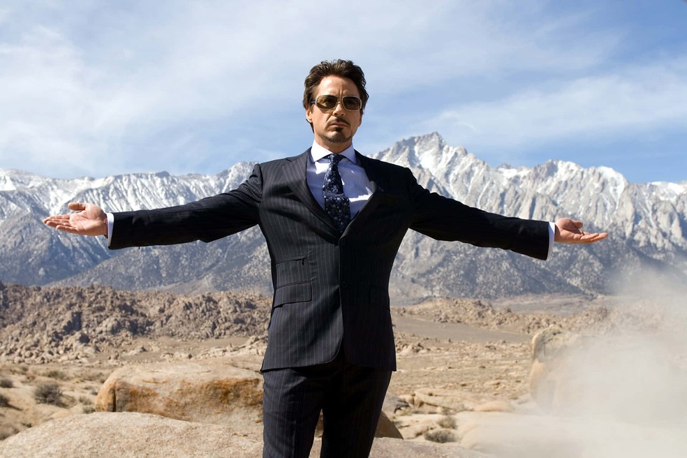 Robert Downey Jr. em cena de 'Homem de Ferro' (2008) — Foto: Divulgação/IMDb