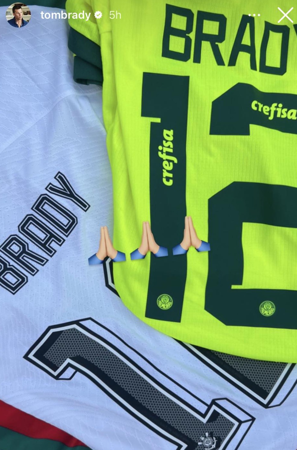 Tom Brady abre álbum de fotos no Brasil — Foto: Instagram