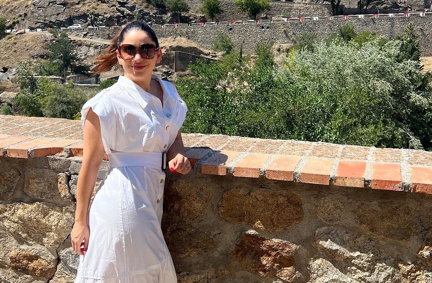 Savrina Petraglia aproveita viagem à Espanha