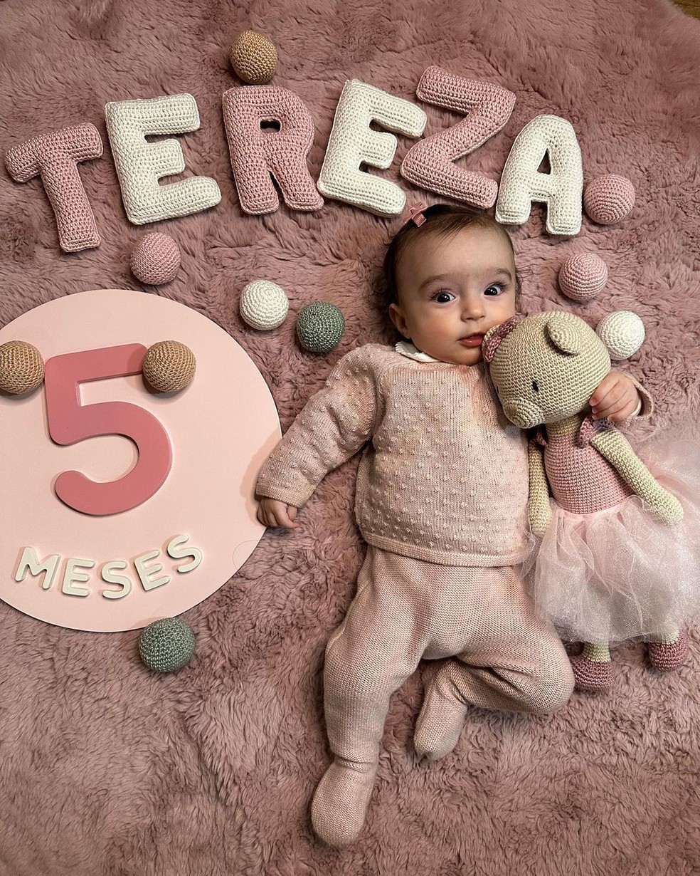 Tereza, filha de Thaila Ayala e Renato Góes — Foto: Reprodução/Instagram