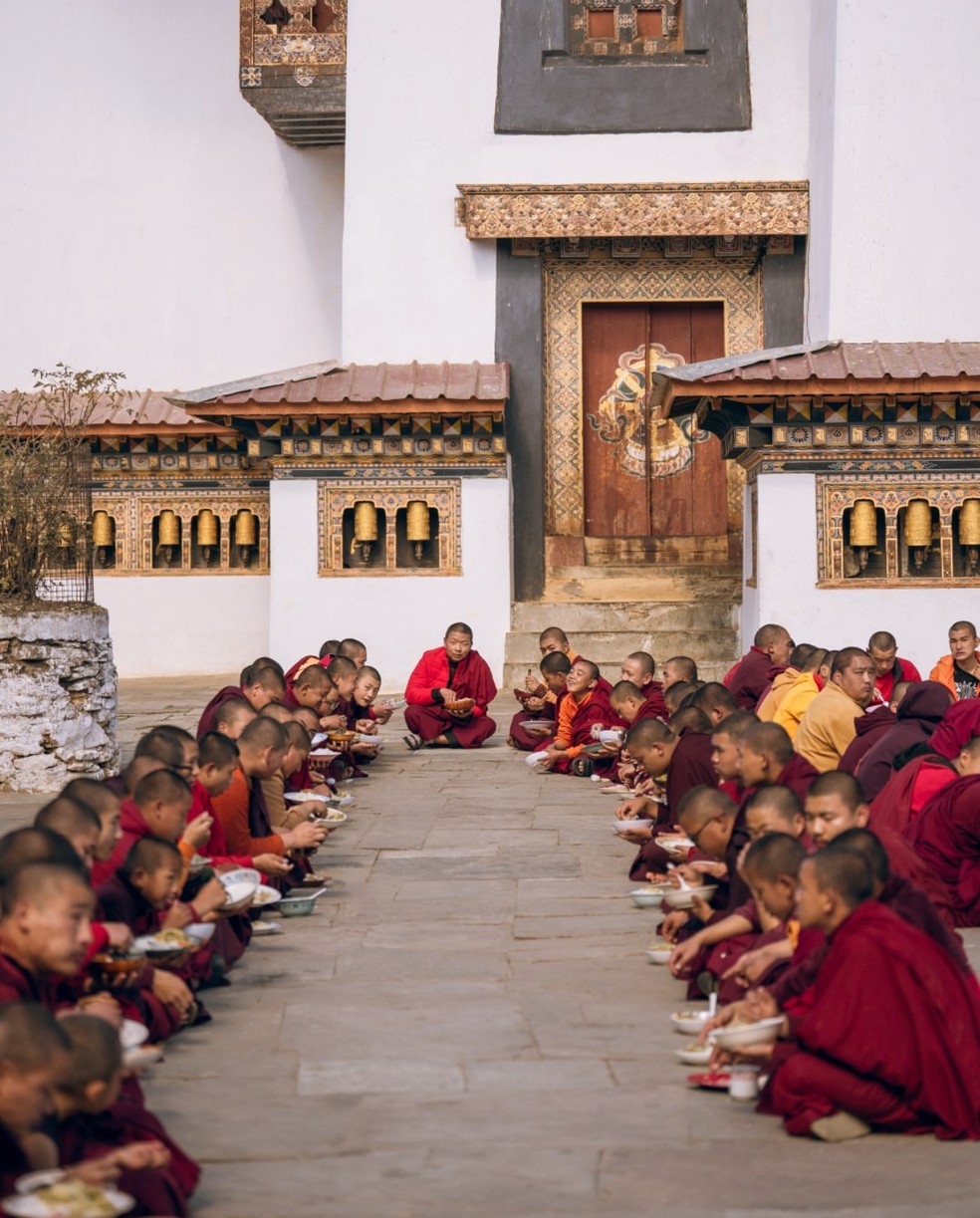 Meditar no Butão — Foto: Amankora