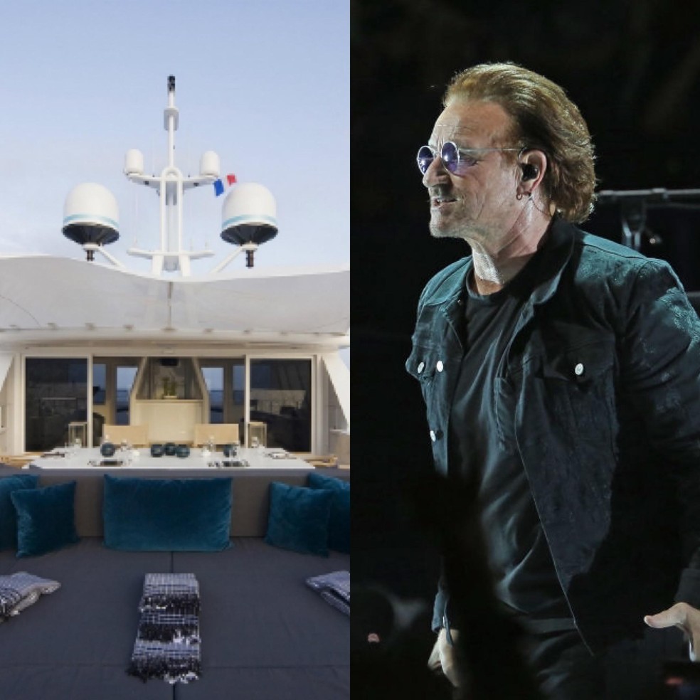 Bono Vox: por dentro do iate de luxo do astro do U2 (Foto: Reprodução/Getty Images) — Foto: GQ