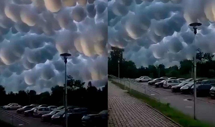 Vídeo de nuvens mammatus na China viraliza e gera preocupação