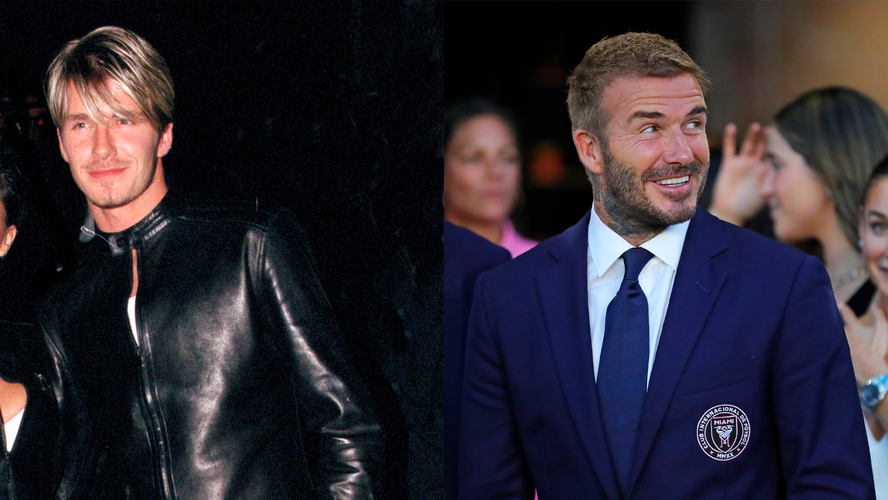 A mudança de estilo ao decorrer das eras de David Beckham