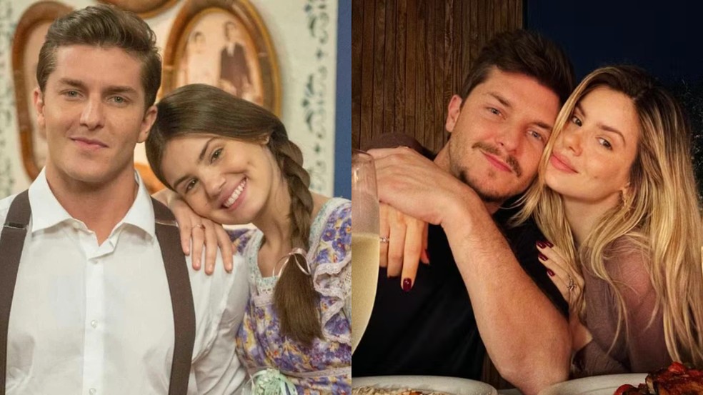 Camila Queiroz e Klebber Toledo se conheceram durante "Êta Mundo Bom", em 2016 — Foto: TV Globo/Instagram