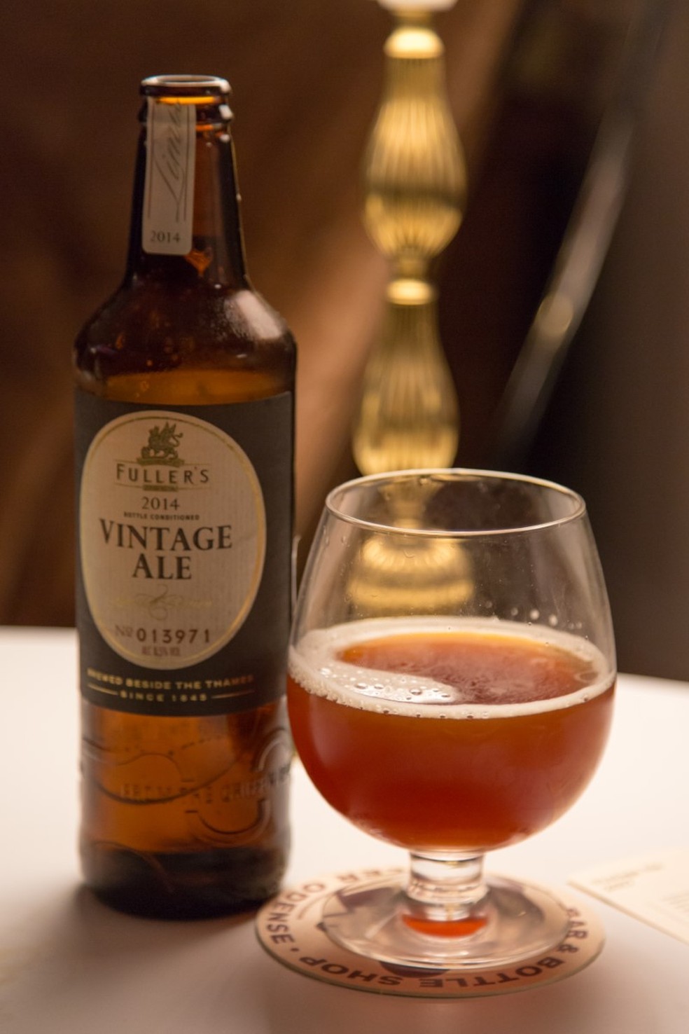 Safra de 2014 da Cerveja Fuller’s Vintage Ale — Foto: Wine and Beer/disorder.dk
