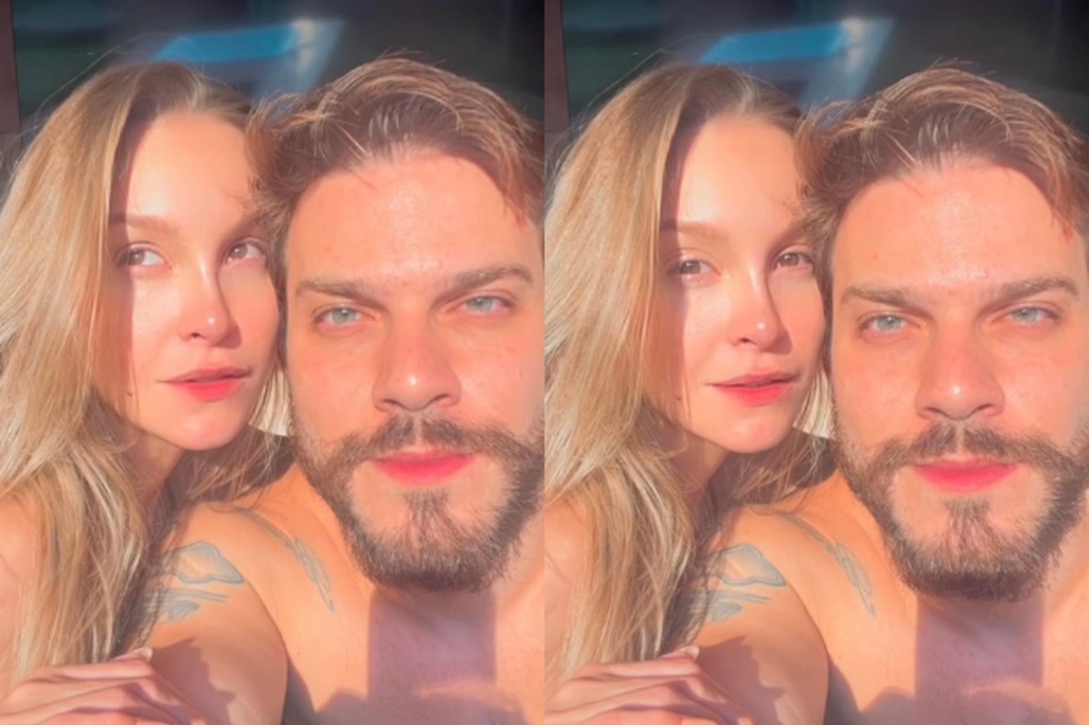 Carla Diaz celebra aniversário do noivo, Felipe Becari: 'Te amo'