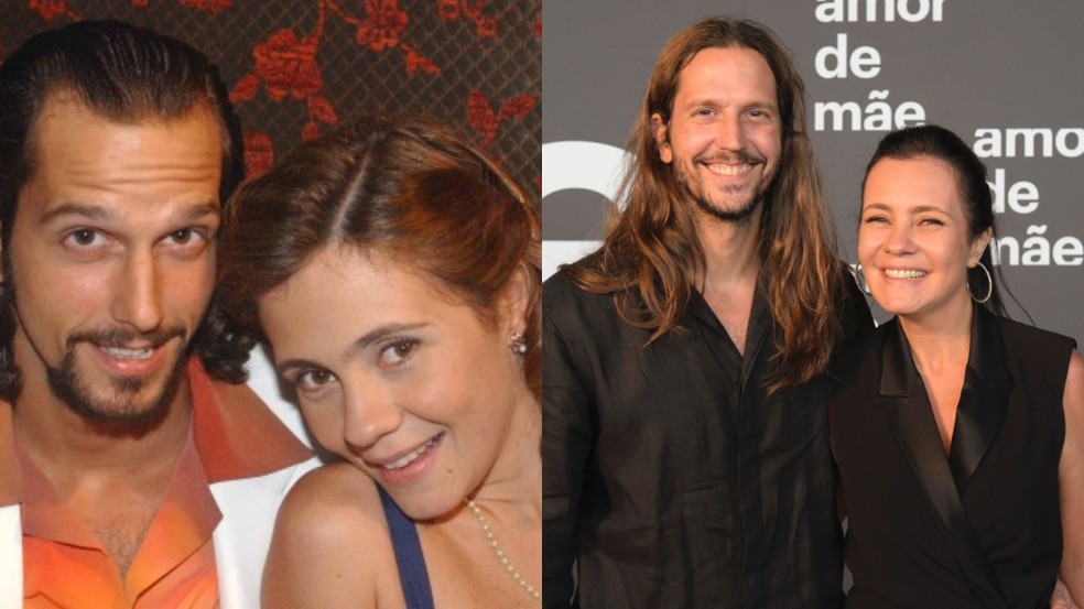Adriana Esteves e Vladimir Britcha começaram a namorar nos bastidores de "Kubanacam" — Foto: TV Globo