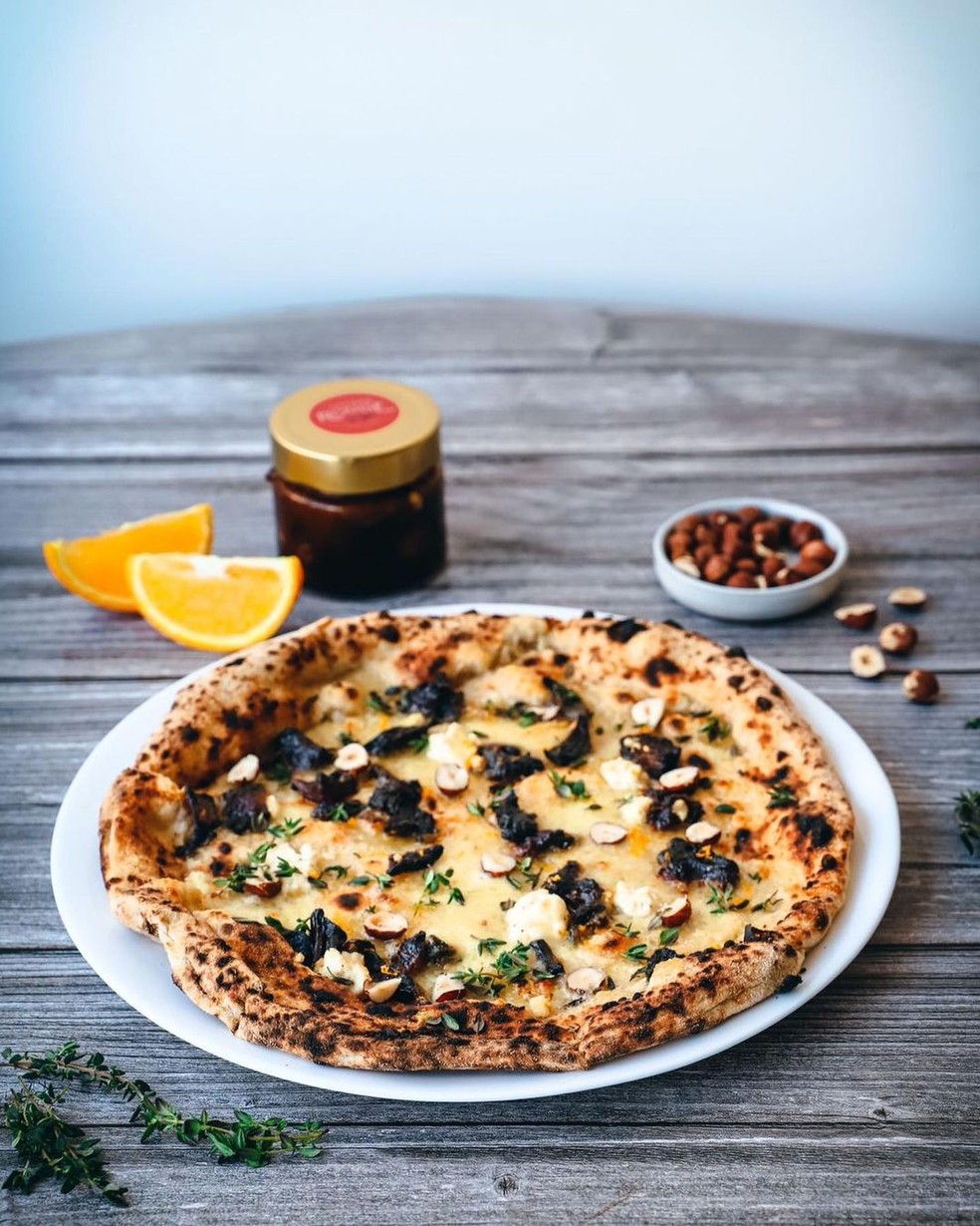 Pizza sabor Rillon, da Locale. — Foto: Reprodução/Instagram