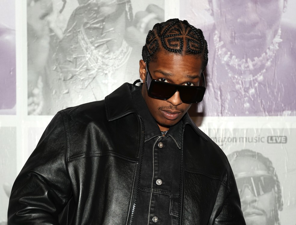 A$AP Rocky aposta em tranças nagô  — Foto: Jerritt Clark/Getty Images for Amazon Music