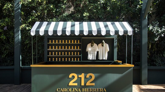 Carolina Herrera transforma o universo do 212 Men Parfum em experiência imersiva na cidade de São Paulo