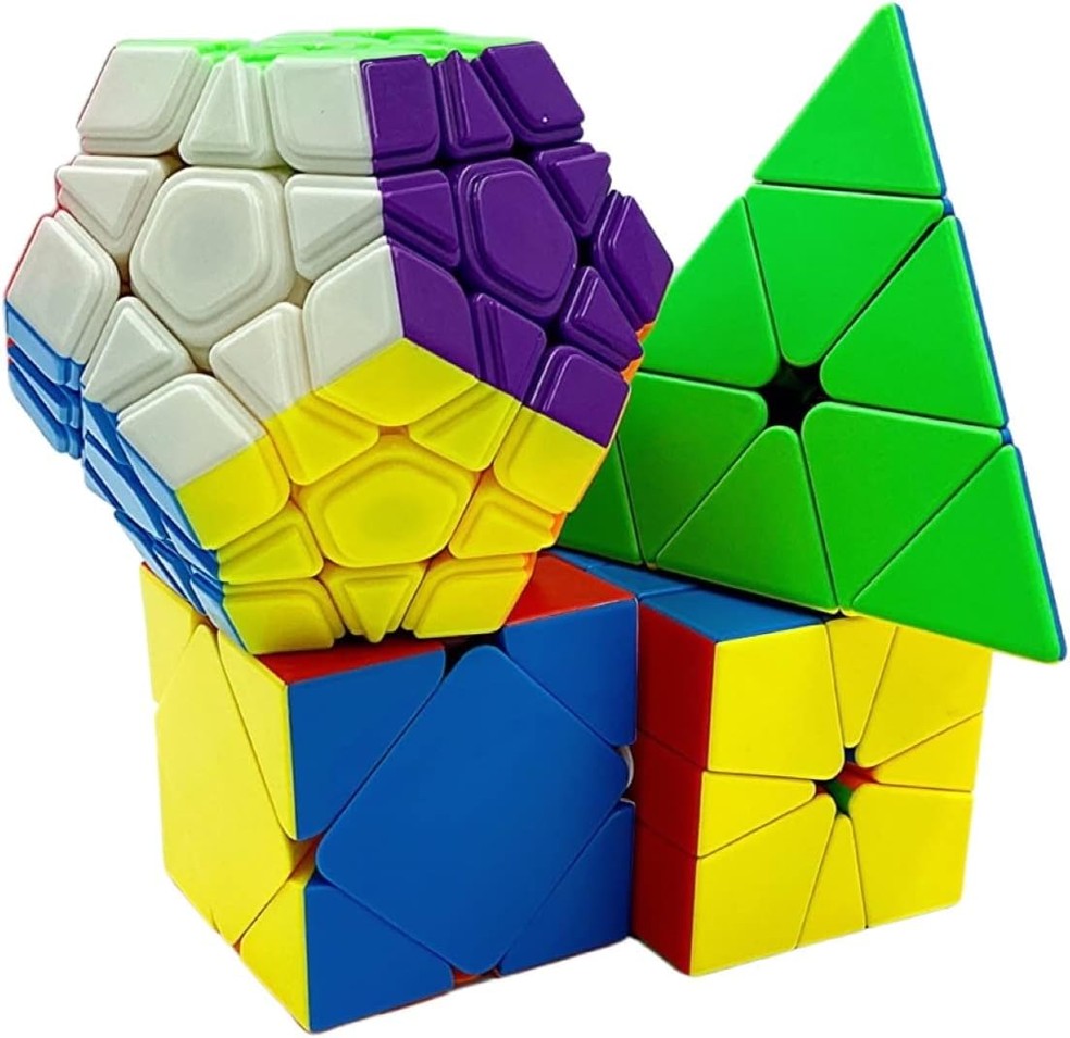 Kit Cubo Mágico Moyu Pyraminx + Megaminx + Skewb + Square - disponível na Amazon — Foto: Divulgação