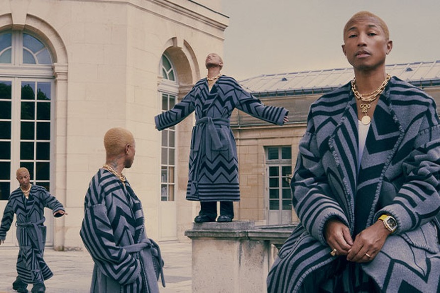 Pharrell em Paris: moda e música personificadas na figura do rapper
