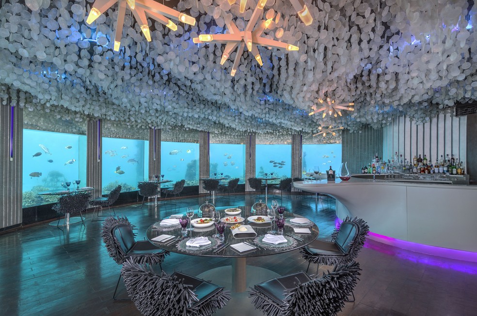 O impressionante restaurante submarino Subsix — Foto: Divulgação
