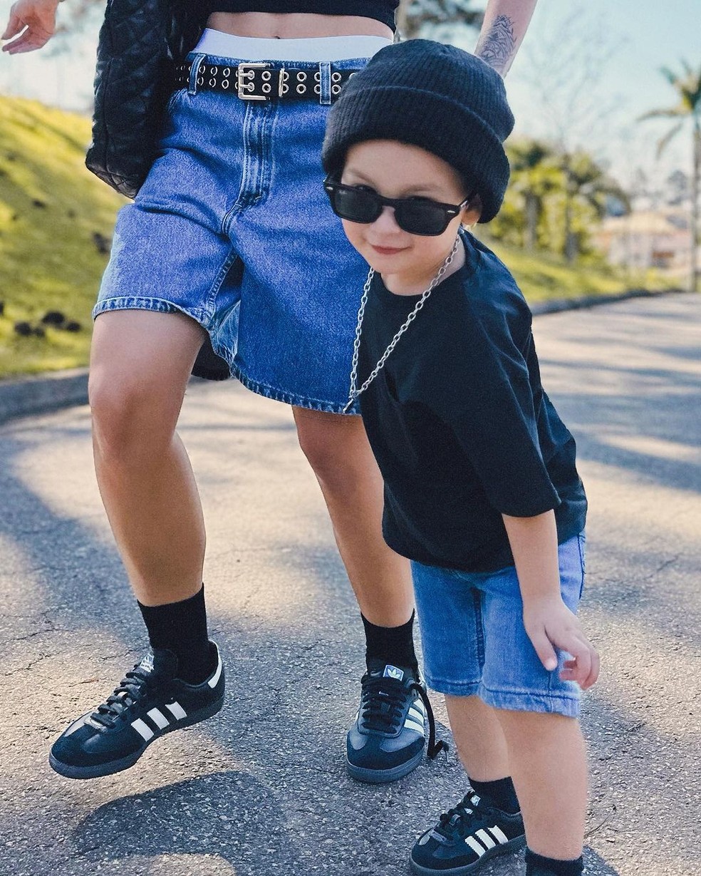 Cris, filho de Bianca Andrade e Fred Bruno — Foto: Reprodução/Instagram