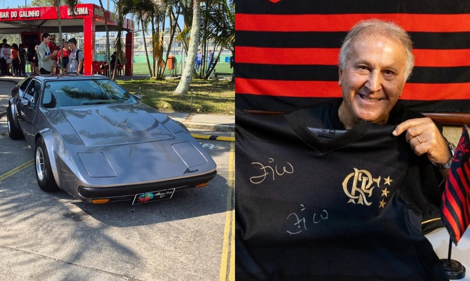 パンツ miura Restauração de carro esportivo de Zico dos anos 70 levou uma