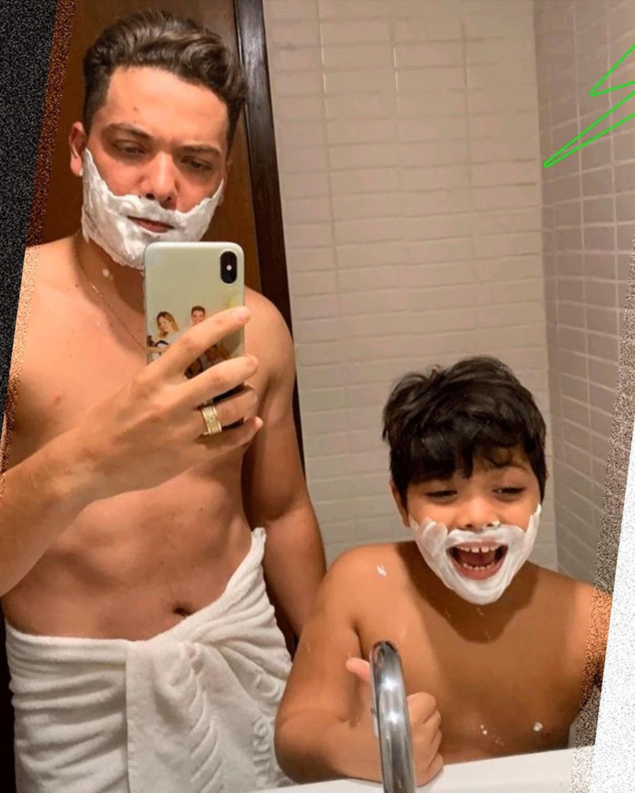 Foto: Wesley Safadão levou o filho Yhudy e sobrinhos para conhecer