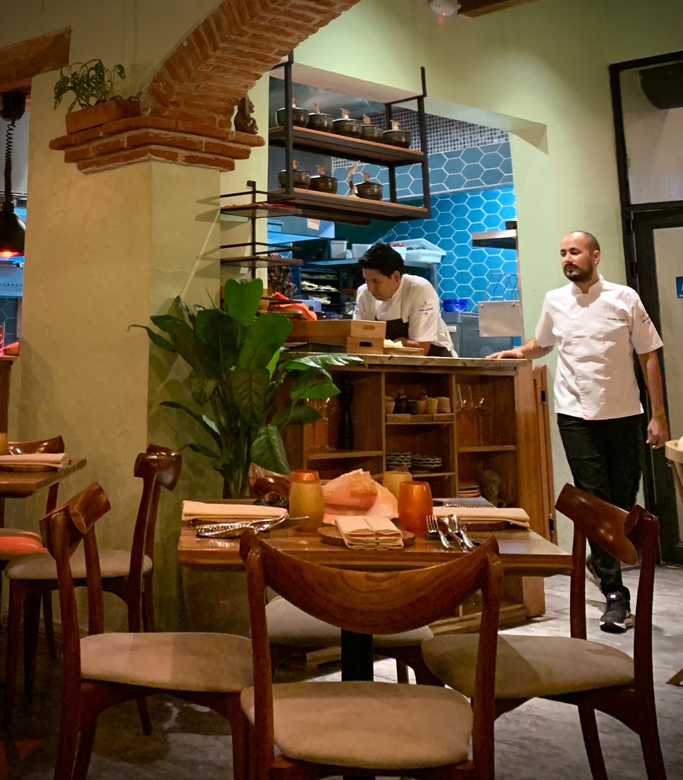 Gastronomia caribenha no premiado restaurante Celele — Foto:  Charles Piriou