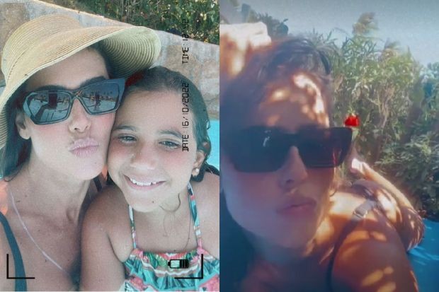Deborah Secco curte domingo de sol em família: 'Muito amor'