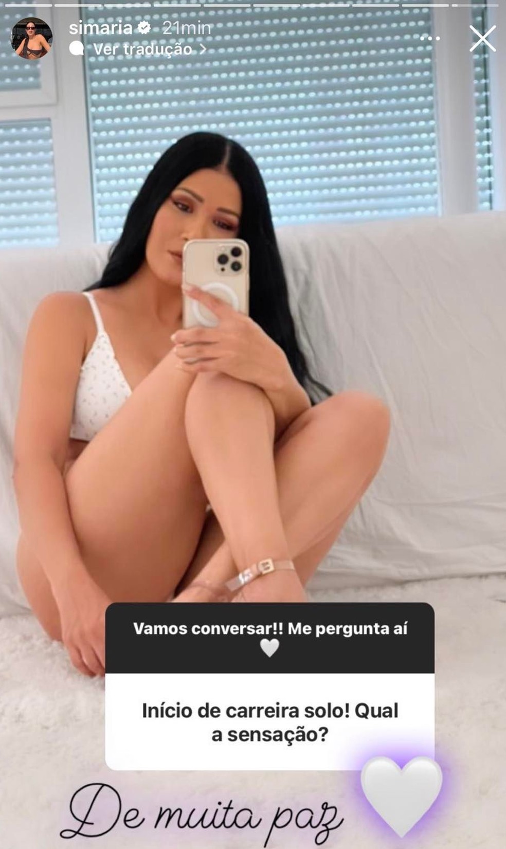 Simaria fala sobre início da carreira solo: 'Muita paz' | GQ | GQ