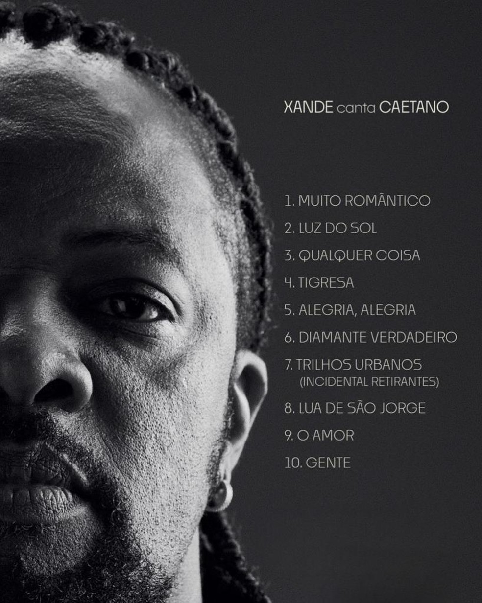 Xande de Pilares reinterpreta dez composições de Caetano Veloso em 'Xande Canta Caetano' — Foto: Divulgação