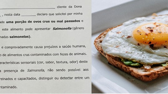 É proibido? Padaria faz cliente assinar "contrato da gema mole"