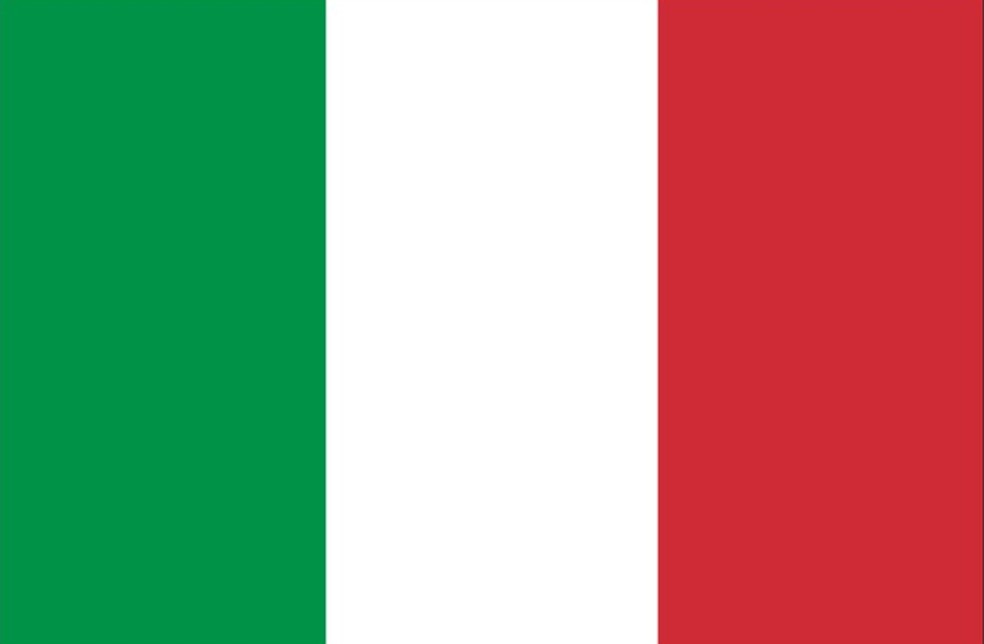 Bandeira da Itália — Foto: Reprodução