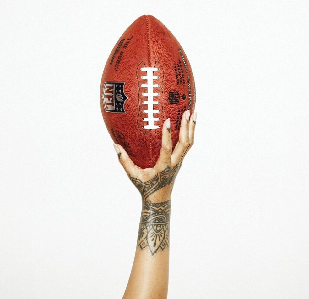 NFL confirma Rihanna como atração do show de intervalo do Super Bowl 2023 — Foto: Divulgação NFL