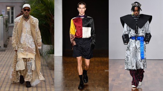 8 tendências de moda masculina apresentadas nas passarelas