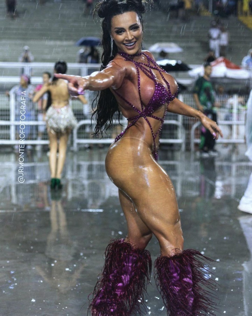 Juju Salimeni chamou atenção pelo corpo torneado — Foto: Reprodução Instagram