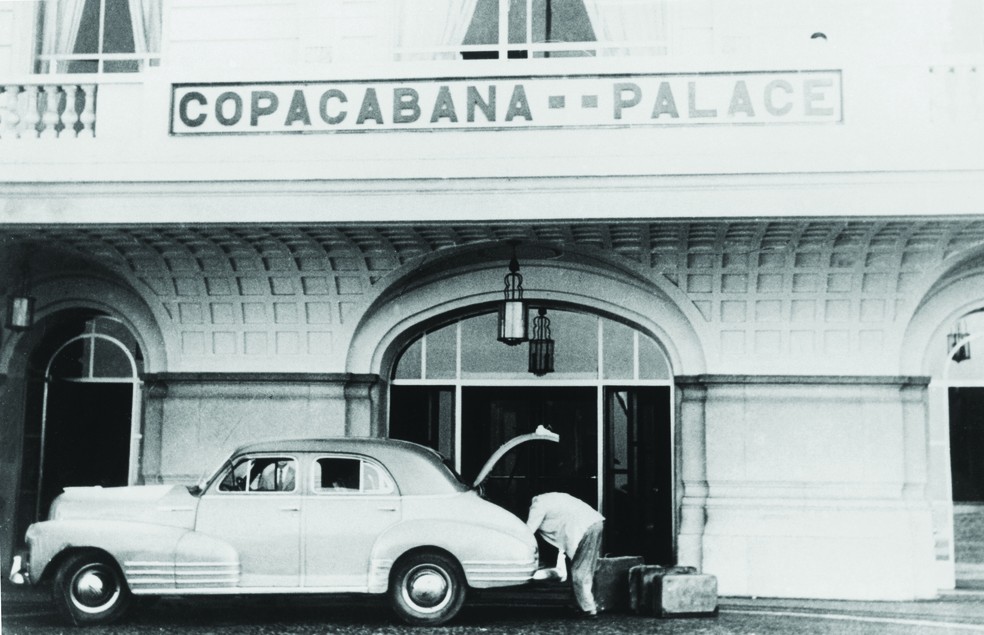 A entrada do lobby do Copacabana Palace foi palco de muitos eventos no Rio de Janeiro — Foto: Divulgação