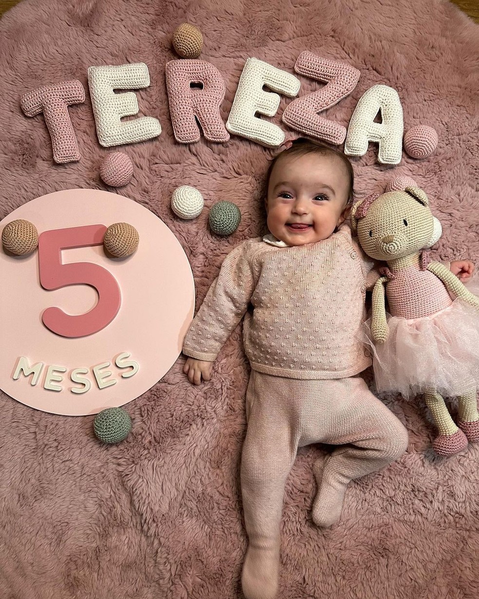 Tereza, filha de Thaila Ayala e Renato Góes — Foto: Reprodução/Instagram