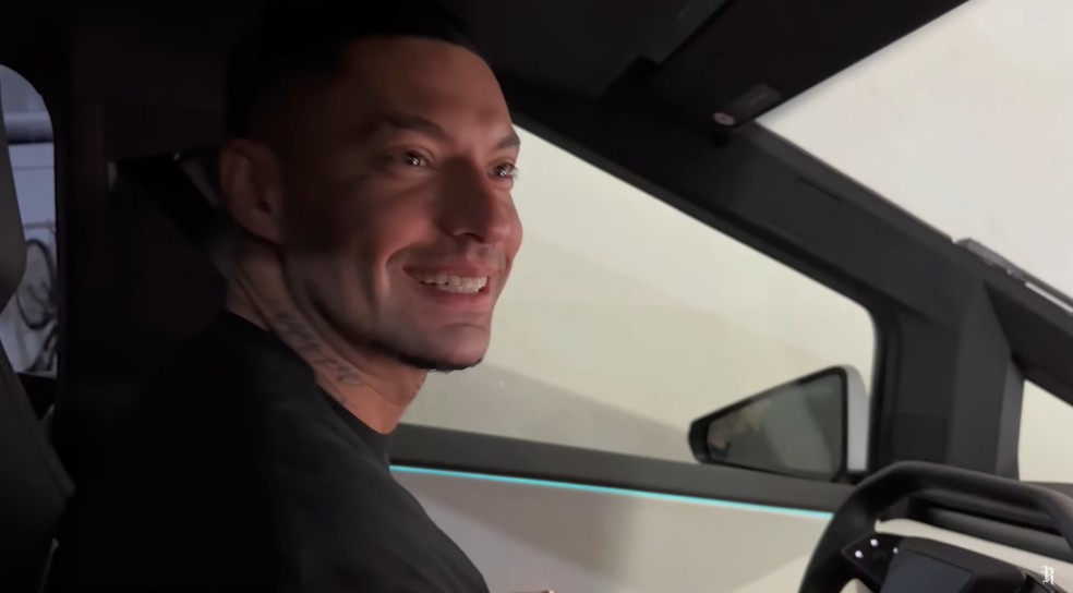 Filipe Ret compra Cybertruck de R$ 1,5 milho  Foto: Reproduo/Youtube