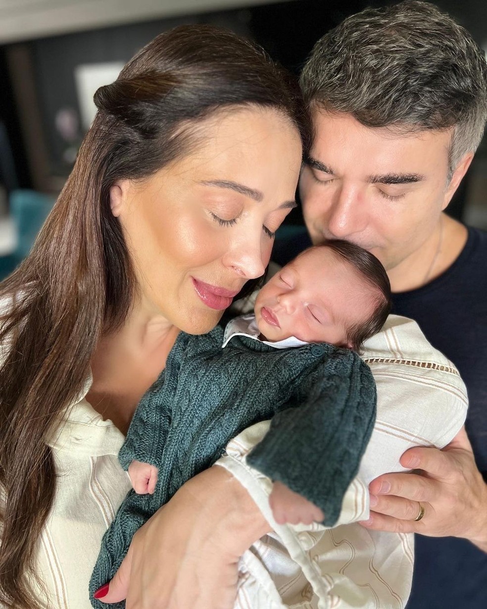 Chegada do filho Luca veio para "coroar" relação do casal — Foto: Instagram/Reprodução