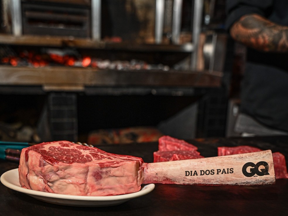 Celebração de Dia dos Pais na steakhouse Nice To Meat U. — Foto: Lu Prezia
