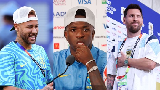 Vini Jr, Messi e mais: os relógios luxuosos que os craques estão usando na Copa do Mundo Vini Jr, Messi e mais: os relógios luxuosos que os craques estão usando na Copa do Mundo