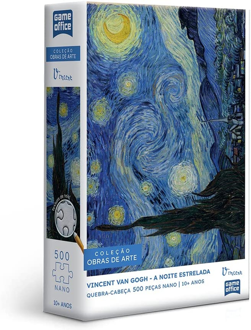 Vincent Van Gogh: A Noite Estrelada - 500 peças nano - disponível na Amazon — Foto: Divulgação