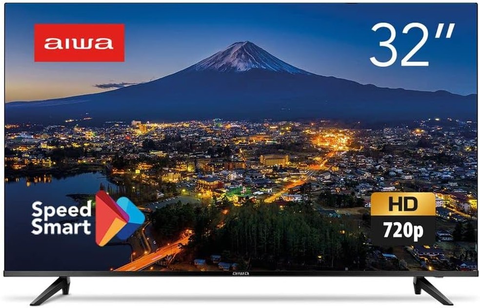 Smart TV LED Aiwa 32" BL-01 - disponível na Amazon — Foto: Divulgação